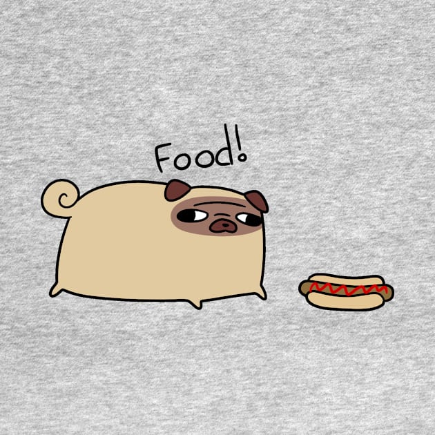 Food! Pug by saradaboru